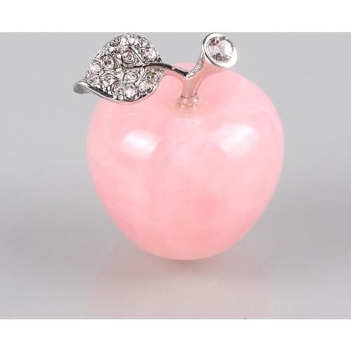 Natural pink crystal peace fruit for a Birthday Christmas present 1pc