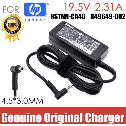 Original 19.5V 2.31A 45W FOR HP EliteBook 1040 G3 G1 HSTNN-LA40 Pro x2 612 12.5inch laptop AC adapter charger power supply