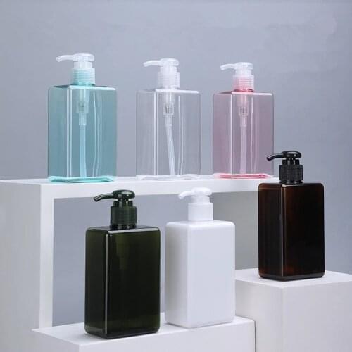 High Quality 280ml Refillable Pump bottle Empty Plastic Dispenser for Lotion Shampoo Body shower 10PCS/lot