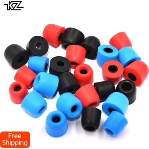 AK 3 Pairs (6Pcs) Original KZ Noise Isolating Comfortable Memory Foam Ear Tips S M L Size For KZ Headphones ZST ZS10 AS10 ED16