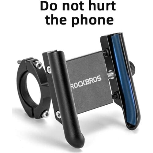 ROCKBROS Bike Phone Holder Motorcycle Electric Bicycle Phone Holder 360 Rotation Car Fixed Navigation Bracket Bike Accessories