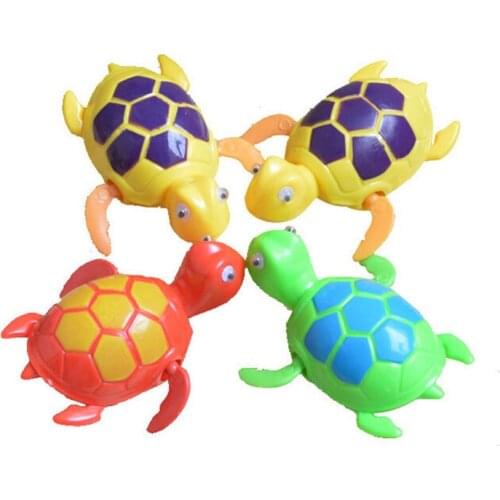 Funny Children Frog Crocodile Turtle Fish Swimming Pool Bathtub Classic Clockwork Bathroom Beach Water Bath Toys