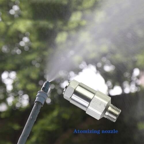 1/2" 304 stainless steel atomizing nozzle nozzle workshop dust removal humidification LNN high and low pressure Snow Foam Lance