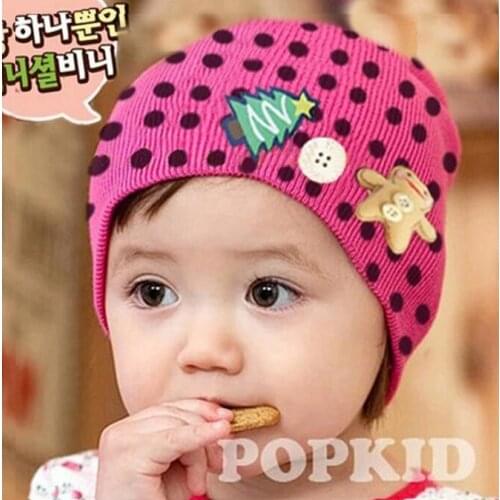 1 Piece Winter Autumn Knitted Newborn Crochet Baby Hat Girl Boy Cap Children Beanie Tree Bear Infant toddlers Spring