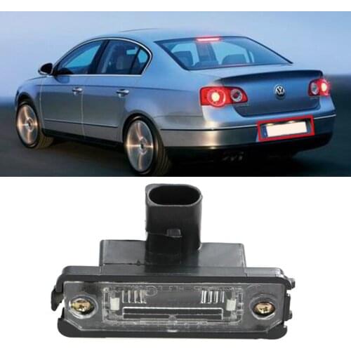2Pcs Car styling Rear LED Number License Plate Light Lamp for VW Golf Passat B6 Car Accessories GHMY