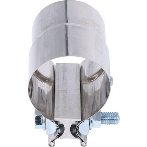 3 Inch 304 Stainless Steel Exhaust Sleeve Clamp for Exhaust Pipe Muffler Elbow