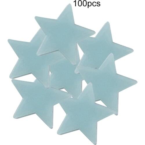 3D Stereo Wall Stickers Luminous Stars Moon Stickers Stereo Wall Stickers Fluorescent Stickers Wall Decoration