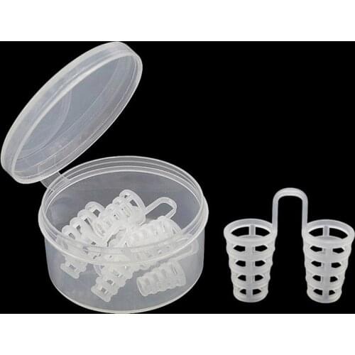 4PCS Anti Snoring Anti Snore Nose Clip Silicone Snoring Solution Device Snore Stopper Sleeping Aid Nasal Dilators Health Care