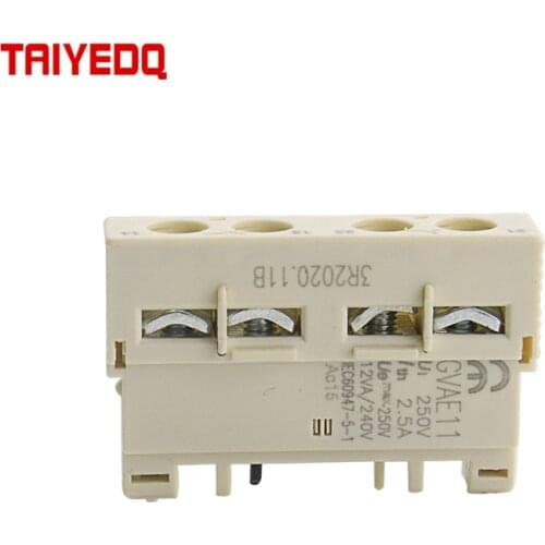 GV2 motor circuit breaker accessories Auxiliary contacts Auxiliary contacts One open and one closed