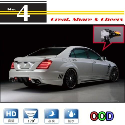 Car Camera For Mercedes Benz S Class MB W221 / SL W231 R231 High Quality Rear View Back Up Camera For PAL or NTSC | CCD + RCA