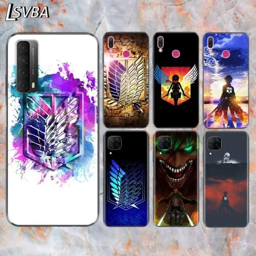 Anime Attack On Titan For Huawei Y9S Y6S Y8S Y9A Y7A Y8P Y7P Y5P Y6P Y7 Y6 Y5 Pro Prime 2020 2019 2018 Phone Case