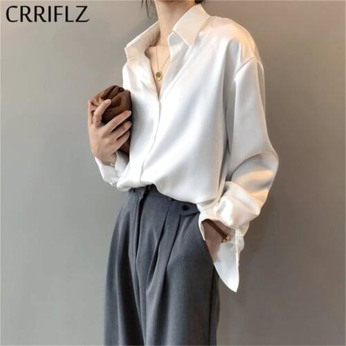 Женские модные рубашки CRRIFLZ China At AliExpress