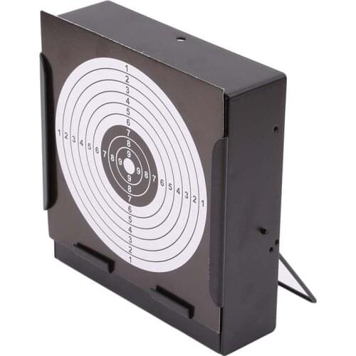High Quality Paper Target Box Airsoft Shooting Practice Target Case Holder Archery Metal Target Box Bow Arrow Gun Hunting Tools