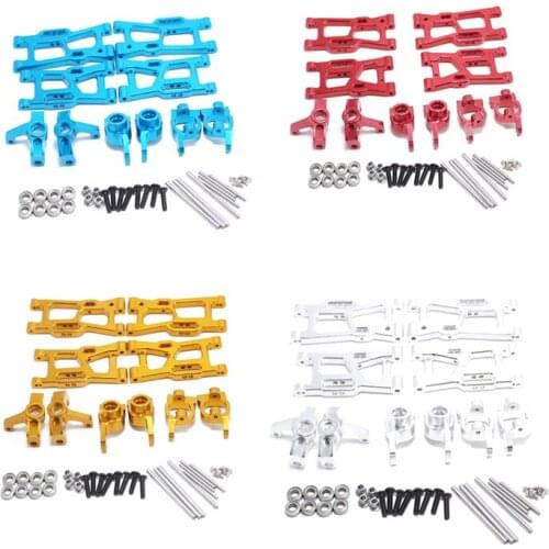For WLtoys 1: 14 144001 RC Car Upgrade Spare Parts Metal Swing Arm C Seat Steering Cup Rear Wheel Seat