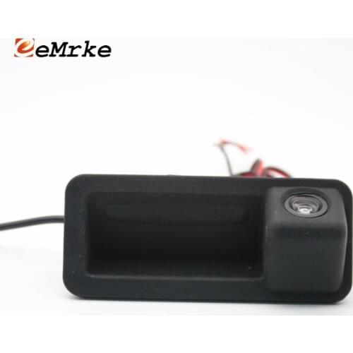 EEMRKE CCD Trunk Handle Camera HD Night Vision Car Rear View Backup Camera for Land Rover Discovery Range Rover Freelander