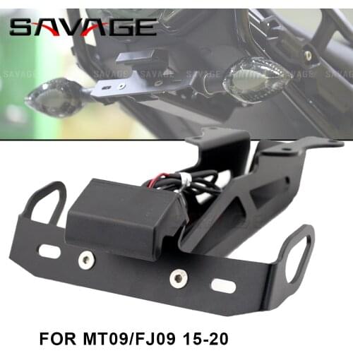 License Plate Holder For YAMAHA MT09 MT-09 Tracer FJ-09 2015-2020 2018 2019 Motorcycle Accessories Fender Eliminator Kit Bracket