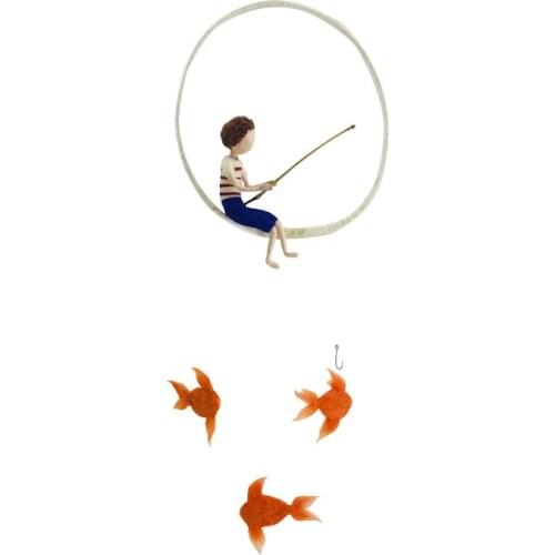 Fairy Needle Felting Kit for Beginners, 6"/15 cm Height, Elf Felting Starter Kit, Needle Felted Fairy, Felting Gift (No. 26)