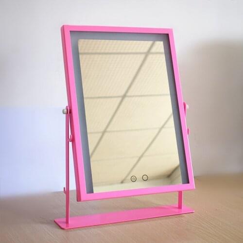 Touch Screen Makeup Mirror Professional Vanity Mirror Lights Health Beauty Dimming Light Hollywood led Cosmetic mirror