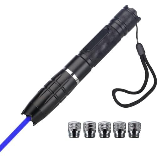 Blue High Power Laser Light Burning laser Outdoor Operation Signal Light Burning Match/dry Wood/lit Candle/Burn Cigarettes
