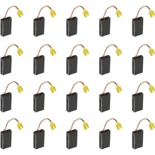 22mm x 16mm x 6mm Electric Motor Carbon Brushes Replacement for Bosch 180 Angle Grinder-Pack of 20