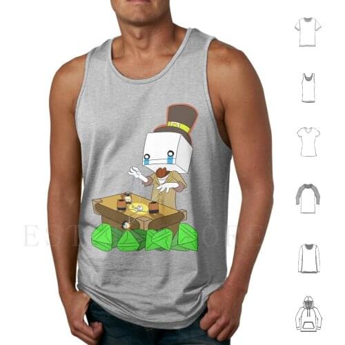 Why Hatty ( Battleblock Theater ) Tank Tops Vest Sleeveless Battle Block Theater Battleblock Theater Hatty Hattington Gems