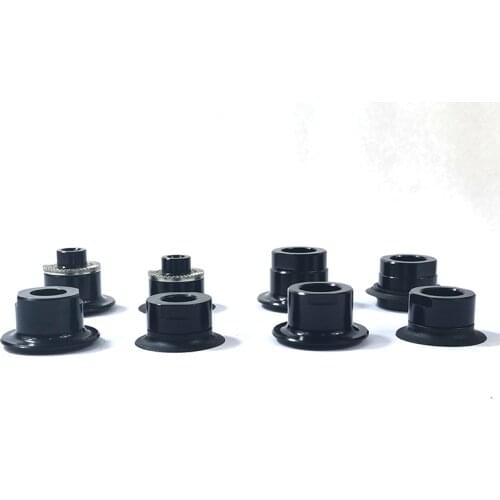 Powerway M42 M81 MTB rear hub end side caps QR M5 thru axle TA M10 M12 10X135mm 12X142mm AL7075 end cap conversion rear adaptor