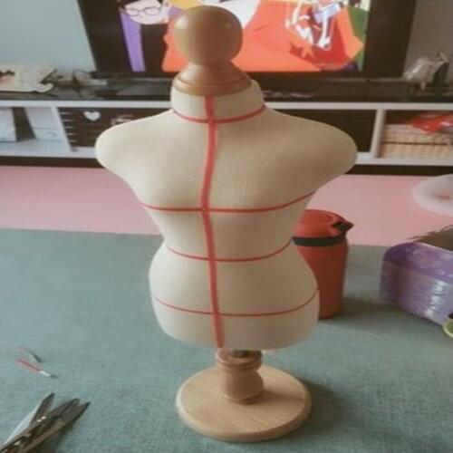 1/3 Female Dress Foam Mannequin Body Play Jewelry Flexible Women Sewing,1:3scale Jersey Bust ,Adjustable Rack,Mini Size,M00021