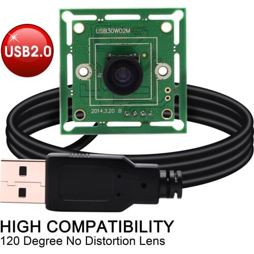120degree wide angle M7 lens 640*480P MJPEG 60fps Webcam cmos OV7725 Industrial mini Usb Camera Module Manufacturer