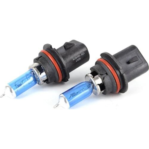 2pcs/lot 12V 100/80W HB5 9007 Super White Car Dark Blue Glass Halogen Lamps Automotive Bulbs Headlights