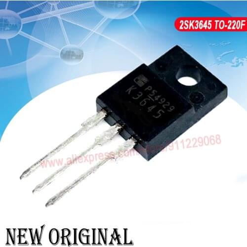 5 Pieces) CEF04N7G TO-220F 700V 4A / K2483 2SK2483 900V 3.5A / K3645 2SK3645 100V 41A / 04N60C2 SPA04N60C2 TO-220F