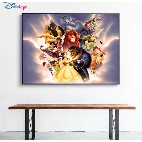 Disney Diamond Painting Beauty and The Beast Belle Diamond Embroidery Exquisite Handmade Decorative Art Painting 5D DIY