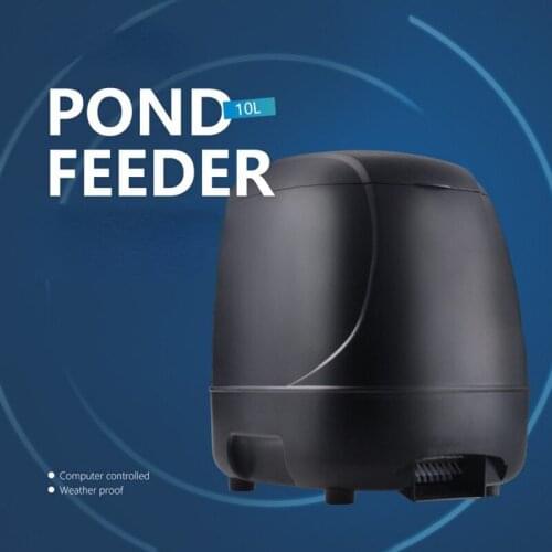 10L Large Capacity Automatic Fish Feeder Timer Auto Food Dispenser for Aquarium Computer Controlled Pond Feeding Machine