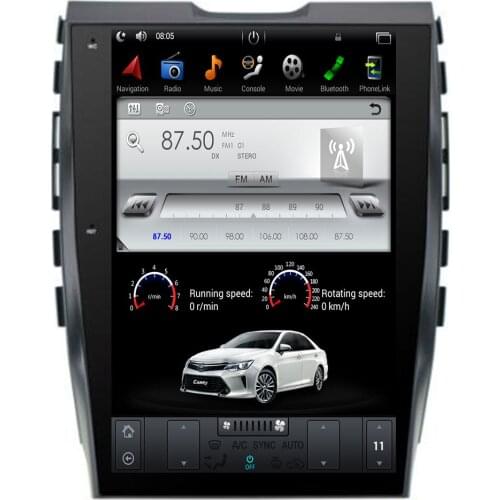 New Android 9.0 Tesla Vertical screen Car No DVD Player GPS Navigation For Ford Edge 2015 2016 2017 2018 2019 Stereo Multimedia