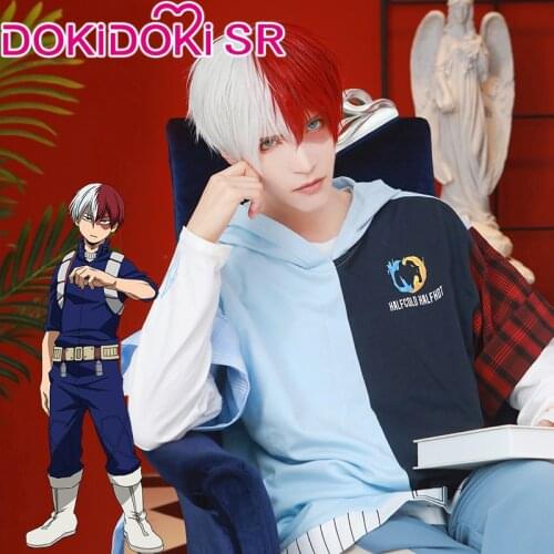 DokiDoki-SR Anime My Hero Academia Cosplay Boku No Hero Academia Costume Men Cosplay Costume Shoto Todoroki Uniform