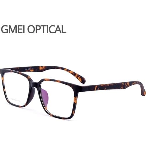 Gmei Optical Ultralight TR90 Men Glasses Frame Prescription Eyeglasses Myopia Optical Frames Stylish Plastic Eyewear Y1032