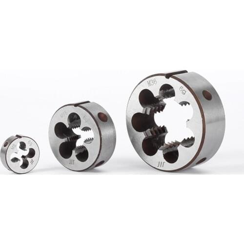 The Amount of High-speed Steel Threading Element Die Taps and Dies Manual Threading Tool Thread Large Round Wrench M18-M30