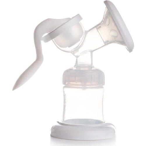 Baby and plus single manual breast pump strong baby nipple suction bottles breasts suction