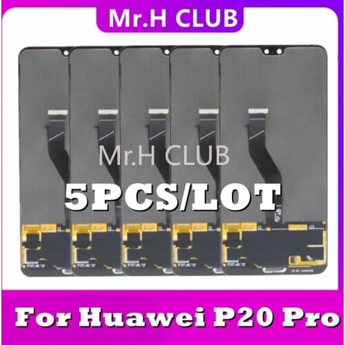 5PCS 6.1'' Original AMOLED Display For Huawei P20 Pro LCD Touch Screen Digitizer Assembly CLT-L09 CLT-L29 CLT-AL01 Repair Parts