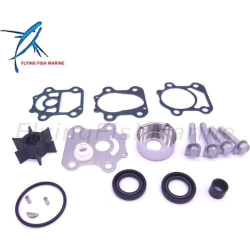 Outboard Engine 6CJ-W0078-00 Water Pump Repair Kit without Housing for Y 70HP Boat Motor