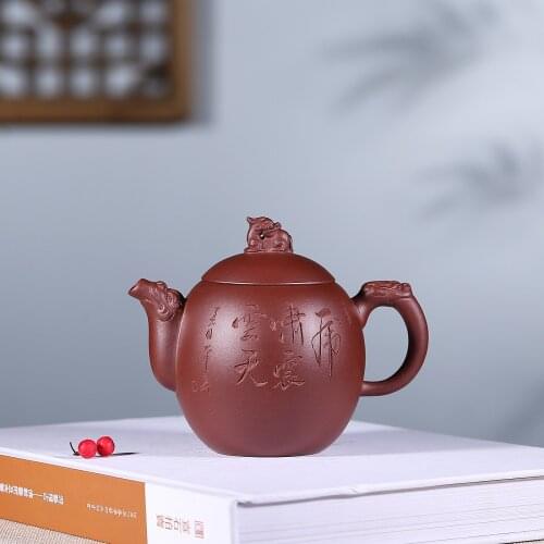 Teapot Full Manual The Sky Xu Yi Purple Mud Kungfu Online Teapot Tea Set Wholesale A Piece Of Generation Hair Direct Selling