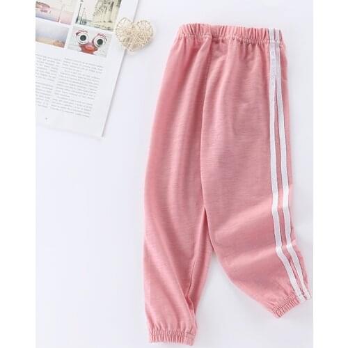 New Kids Cotton Pants For 1-8 Years Old Solid Boys Girls Casual Sport Pants Jogging Enfant Garcon Kids Children Trousers