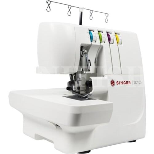 SINGER S0105 Household Overlock Sewing Machine Small Desktop 2/3/4 Line Secret Overlock Sewing Machine