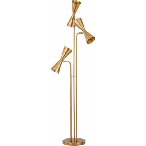Modern 3 Heads Floor Lamps Metal Gold Fashion Standing Floor Lights For Living Room Bedroom Home Decoration Floor Lamps FA104