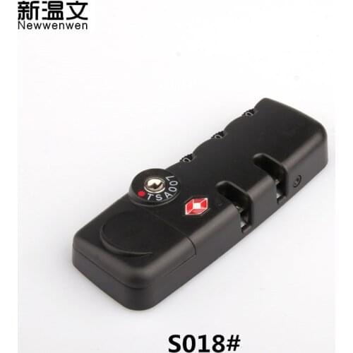 High Quality 1PCS Original American Suitcase Luggage TSA007 authentication password lock zipper bags fixed lock customs lock S018