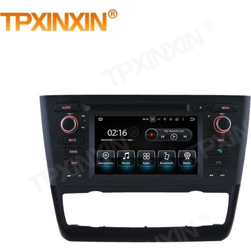 1 Din Carplay Android Radio Receiver Multimedia Stereo For BMW 1 Series E81 E82 E88 2004+ GPS Navi Video WiFi Recorder Head Unit