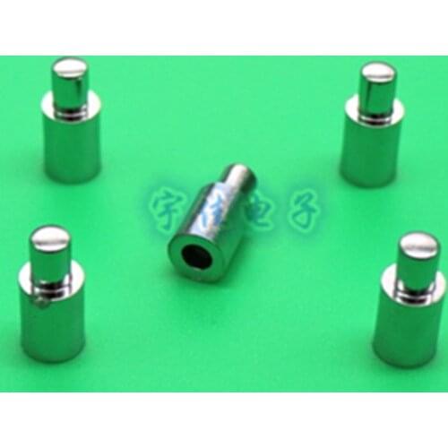 10 Piece 7 * 13.3mm electroplated button membrane touch switch button cap round hole 3.2mm panel adjustment button cap