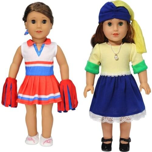18 Inch AG OG Girl Dolls Celebrating Dress 40 Cm Reborn Baby Doll Clothes Children Girl Toys Gifts