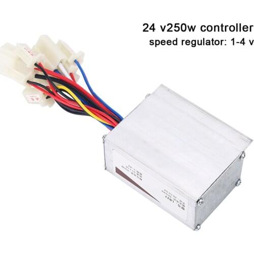 24V 250W 350W 500W Electric Bicycle Motor Brushed Controller For Electric DC Motor Scooter Scooter Brushed Controller Box