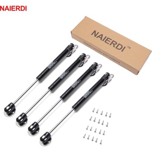 4PCS NAIERDI 10-15KG Furniture Gas Spring Hinges Kitchen Cupboard Cabinet Hydraulic Hinge Door Strut Lid Support Box Hardware