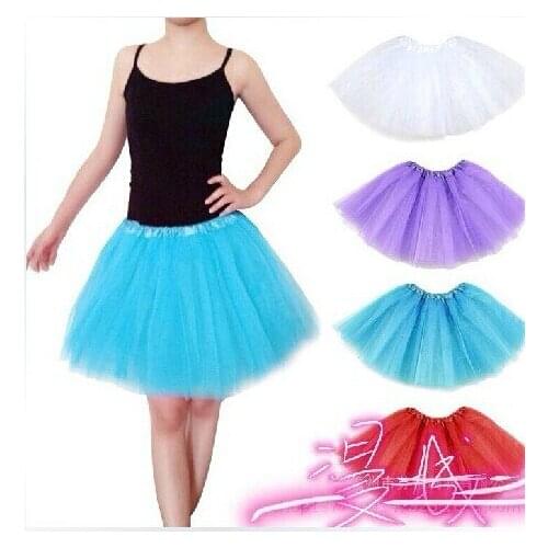 Free Shipping New Arrival Cheap Colorful White Pink Blue Green Black Adult Tulle Skirt Dance Ballet Tutu Skirts Adults For Sale